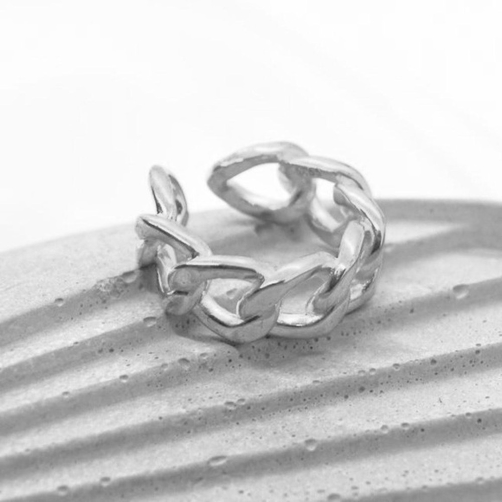 Sterling Silver Chain Ring